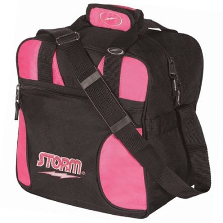 Storm 1-Ball Solo Single Tote Bowling Bag Black-Pink