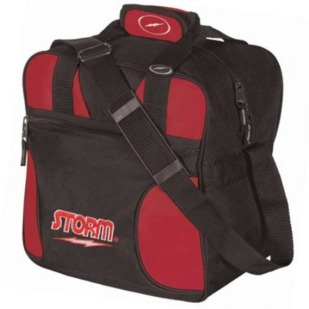 Storm 1-Ball Solo Single Tote Bowling Bag Black-Red