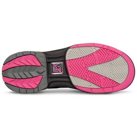 KR Strikeforce Women's Starr White/Black/Pink Wide Bowling Shoes - Image 4