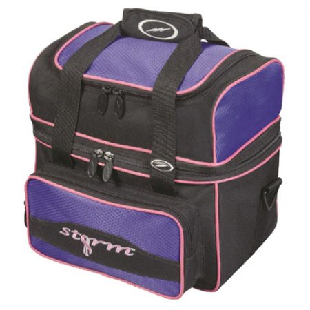 Storm 1-Ball Flip Single Tote Bowling Bag Black-Purple