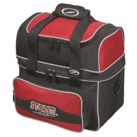 Storm 1-Ball Flip Single Tote Bowling Bag Black-Red