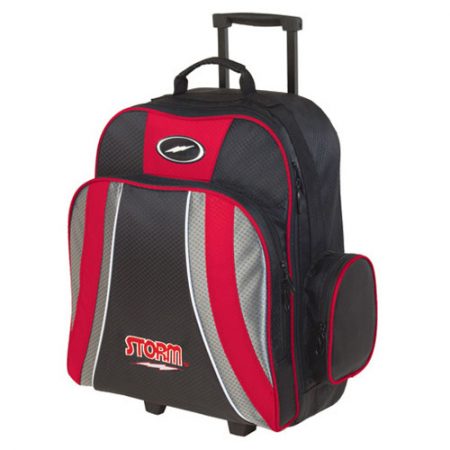 Storm 1-Ball Rascal Single Roller Bowling Bag Black/Red