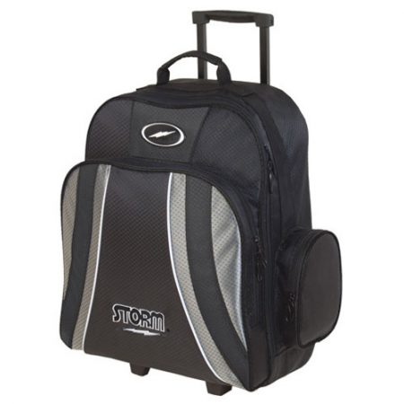 Storm 1-Ball Rascal Single Roller Bowling Bag Black/Silver