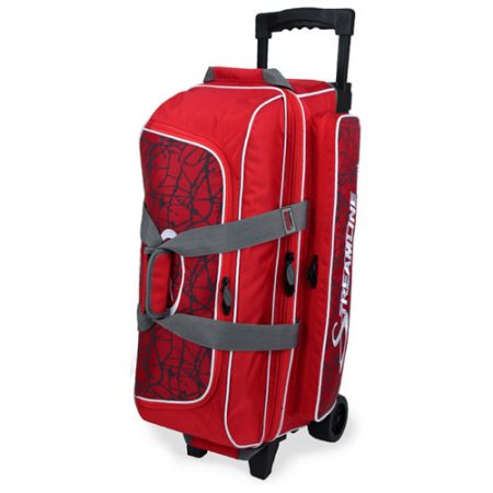 Storm Streamline 3-Ball Roller Bag Red Crackle/Red