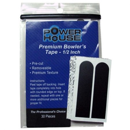 Powerhouse Premium Tape 1/2" Black Smooth (Pkg/30 Pieces)