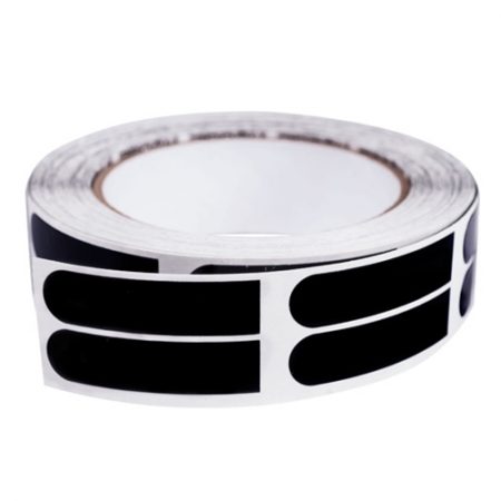 Powerhouse Premium Tape 1/2" Black (Roll/100 Pieces)