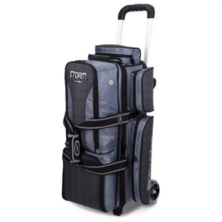 Storm Rolling Thunder 3-Ball Bag Charcoal Plaid/Grey/Black