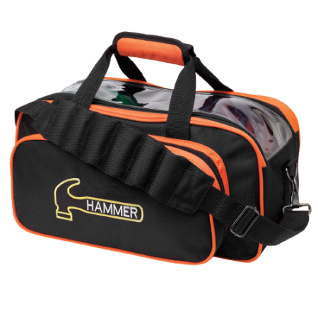 Hammer Double Tote Bag Black/Orange