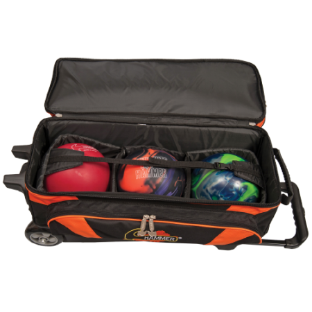 Hammer Premium Triple Roller Bag Black/Grey - Image 4