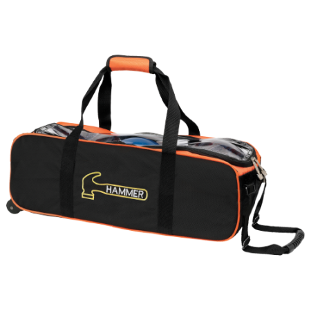 Hammer Triple Tote Bag Black/Orange