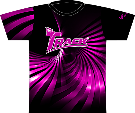 Track Pink Swirl Dye-Sublimated Shirt