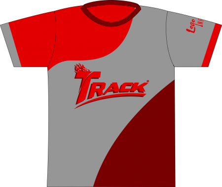 Track Red Two Tone Dye-Sublimated Shirt