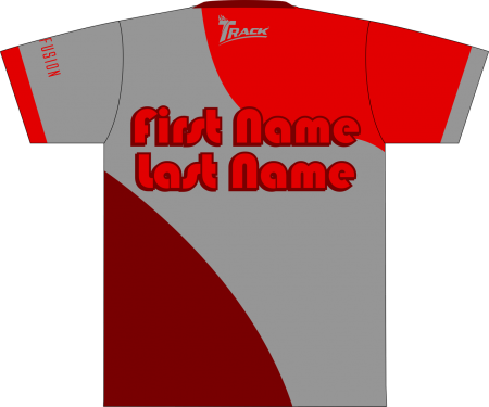 Track Red Two Tone Dye-Sublimated Shirt - Image 3