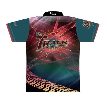 Track Teal Tracks Dye-Sublimated Shirt - Image 2