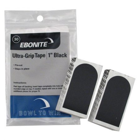 Ebonite Ultra Grip Tape 1" Black Smooth (Pkg/30 Pieces)