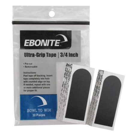 Ebonite Ultra Grip Tape 3/4" Black Smooth (Pkg/30 Pieces)