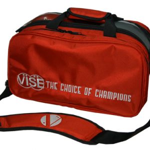 Vise Clear Top Plus Double Bowling Ball Tote Red