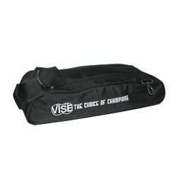 Vise Detachable Triple Tote Bowling Shoe Bag Black