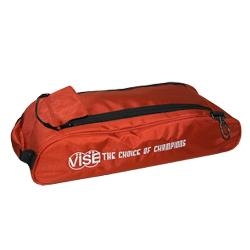 Vise Detachable Triple Tote Bowling Shoe Bag Red