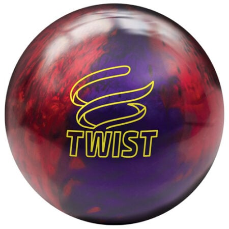 brunswick twist bowling ball red purple