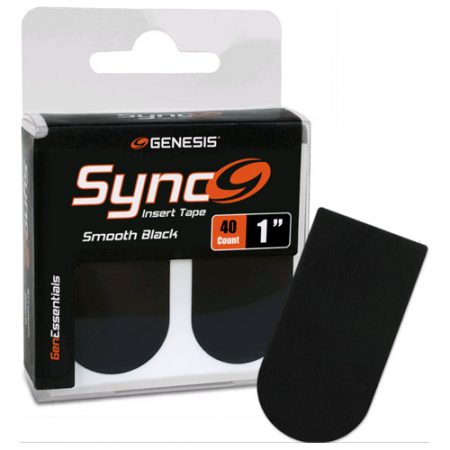 Genesis Sync Tape 1" Smooth Black - 40 Pieces
