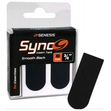 Genesis Sync Tape 3/4" Smooth Black - 40 Pieces
