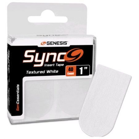 Genesis Sync Tape 1" Textured White Fabric - 40 Piece