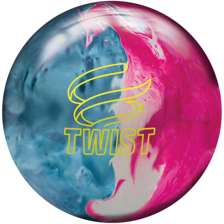 Brunswick Twist Sky Blue/Pink/Snow Bowling Ball