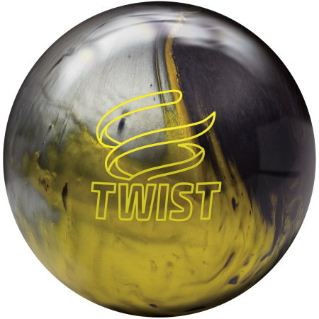 Brunswick Twist Black/Gold/Silver Bowling Ball