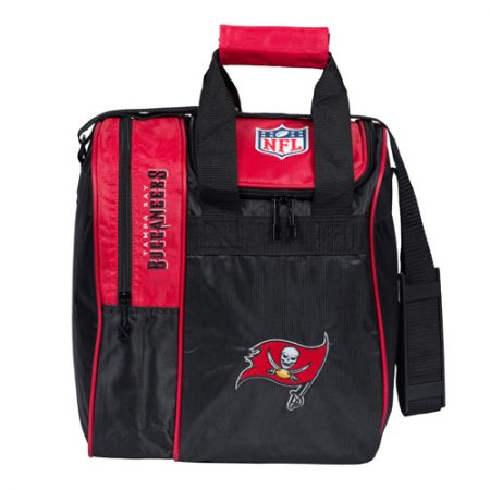 nfl buccaneers single bowling ball tote