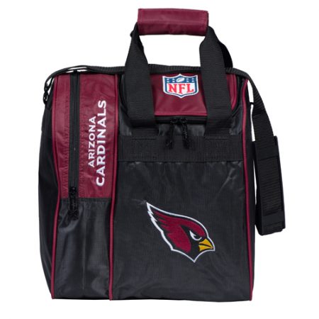 nfl cardinals single bowling ball tote