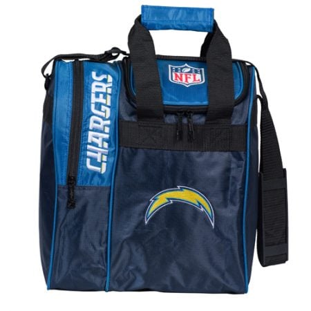 nfl chargers single bowling ball tote