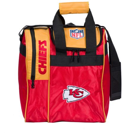 nfl chiefs single bowling ball tote