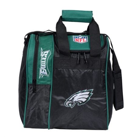 nfl eagles single bowling ball tote