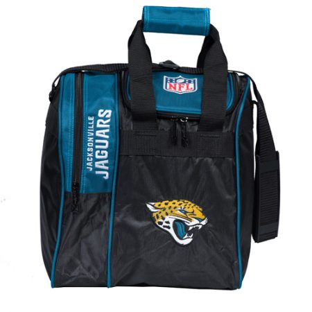 nfl jaguars single bowling ball tote