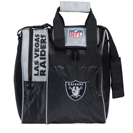 nfl raiders single bowling ball tote