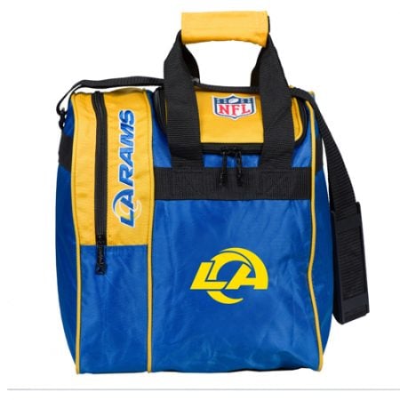 nfl rams single bowling ball tote