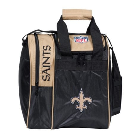 nfl saints single bowling ball tote