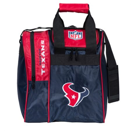 nfl texans single bowling ball tote