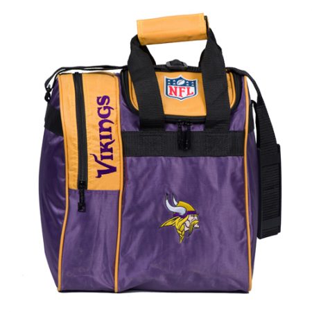 nfl vikings single bowling ball tote