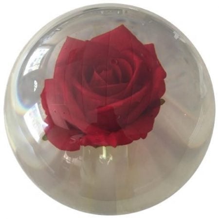 Red Rose Clear Custom Bowling Ball