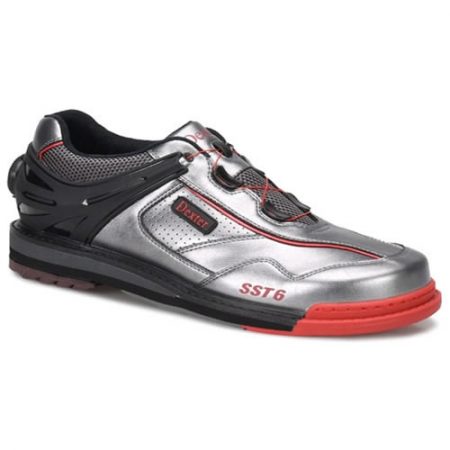 Dexter SST 6 Hybrid BOA Grey/Black/Red Men's Wide Bowling Shoes