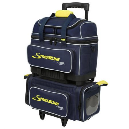 Storm Streamline 4-Ball Roller Bag Navy/Grey/Yellow