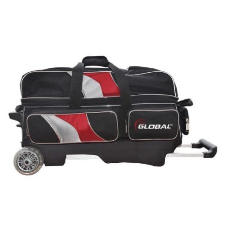 900 Global Deluxe Triple Roller Black/Red/Silver