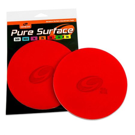 genesis pure surface 3000 grit red sanding pad for bowling balls