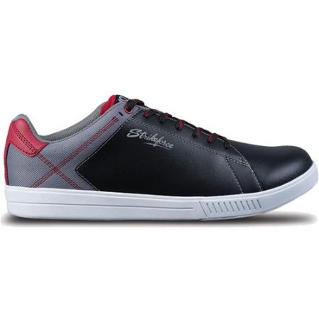 KR Strikeforce Atlas Black/Grey/Red Men's Bowling Shoes - Image 3