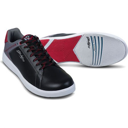 KR Strikeforce Atlas Black/Grey/Red Men's Bowling Shoes