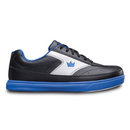 brunswick renegade mens bowling shoes black royal