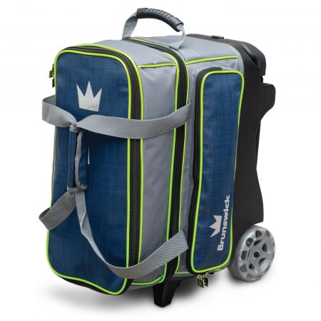 Brunswick Crown Deluxe Double Roller Navy/Lime