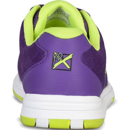 KR Strikeforce Lace Purple/Yellow Women's Bowling Shoes - Image 5